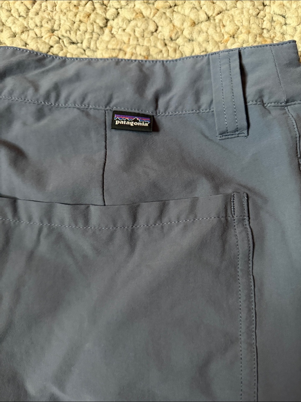 Patagonia Blue Men's Hybrid Performance Shorts - Picture 7 of 8